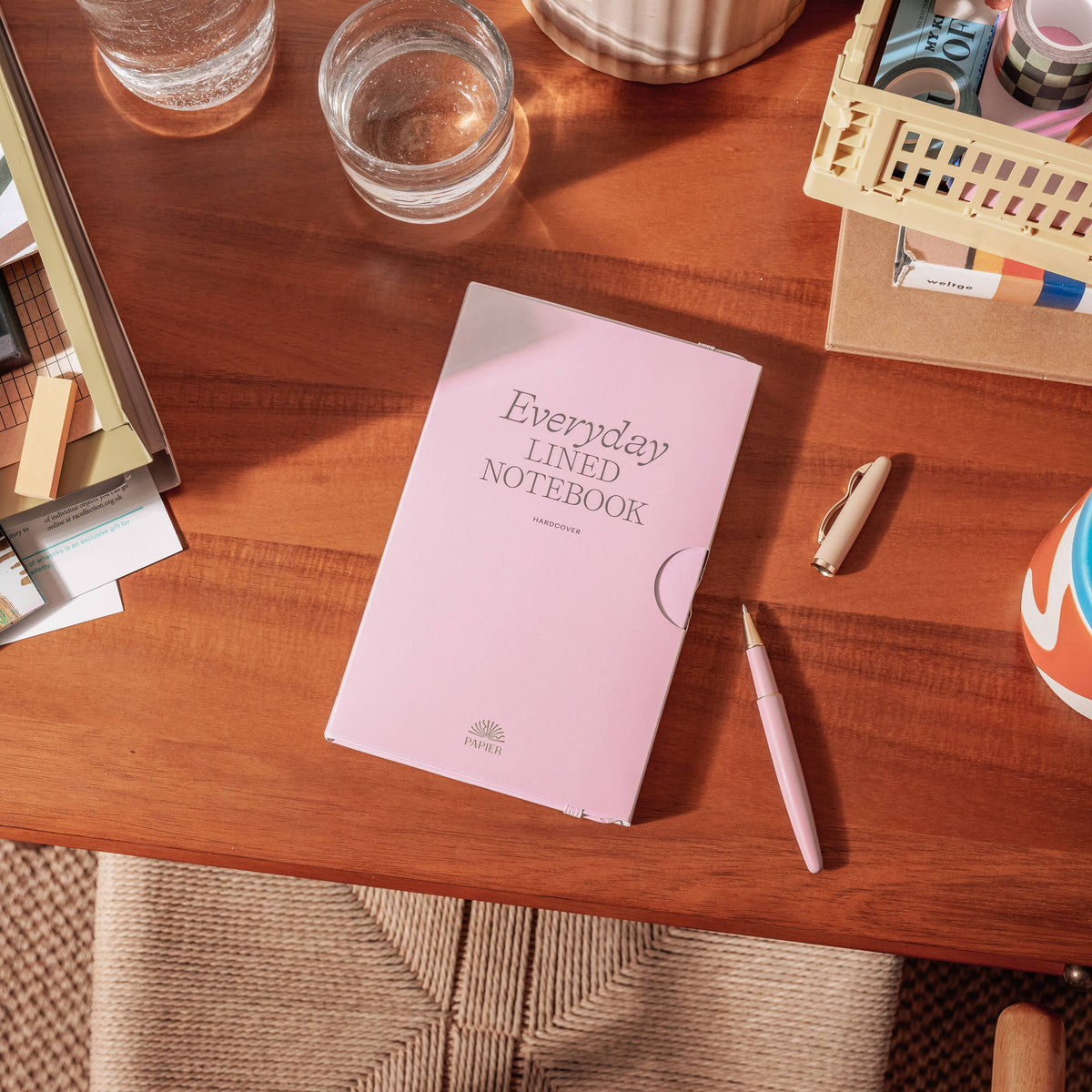 Lined Notebook, PU Leather, Hardcover - Everyday