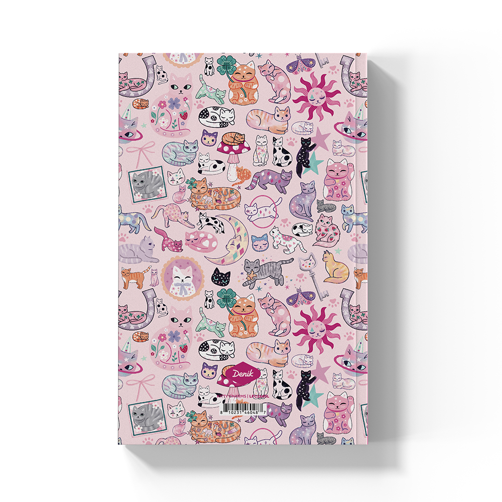 Kitty Charms Classic Layflat Notebook Journal LFC2645L