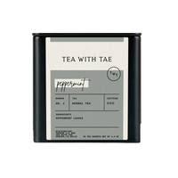 Peppermint Herbal Minty Tea Gift Tin (20 tea bags)