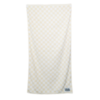 Checker Beach & Bath Towel