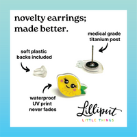 Yin Yang Earrings / Retro Earrings