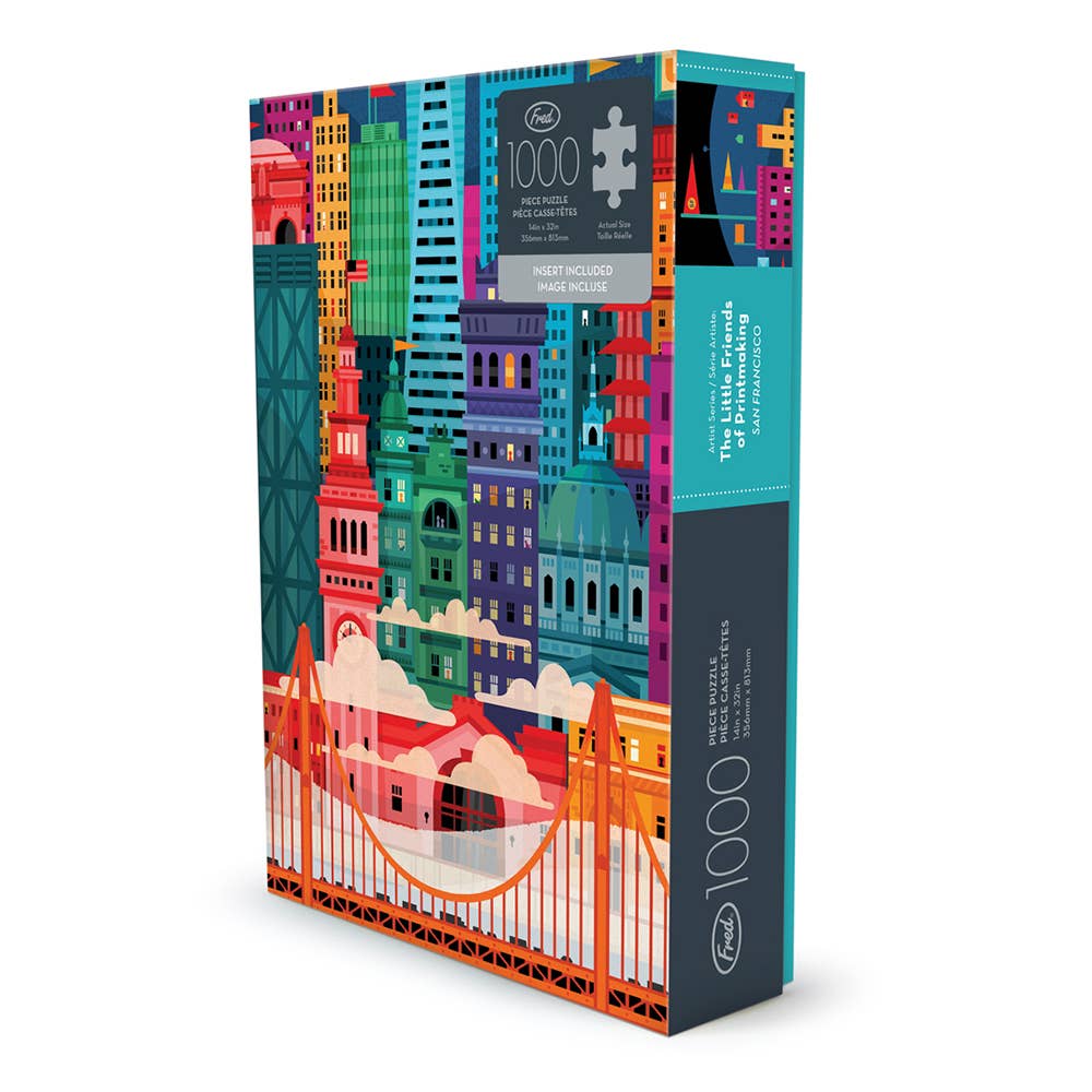 Puzzle 1000 PC - The Little Friends of Printmaking - SF