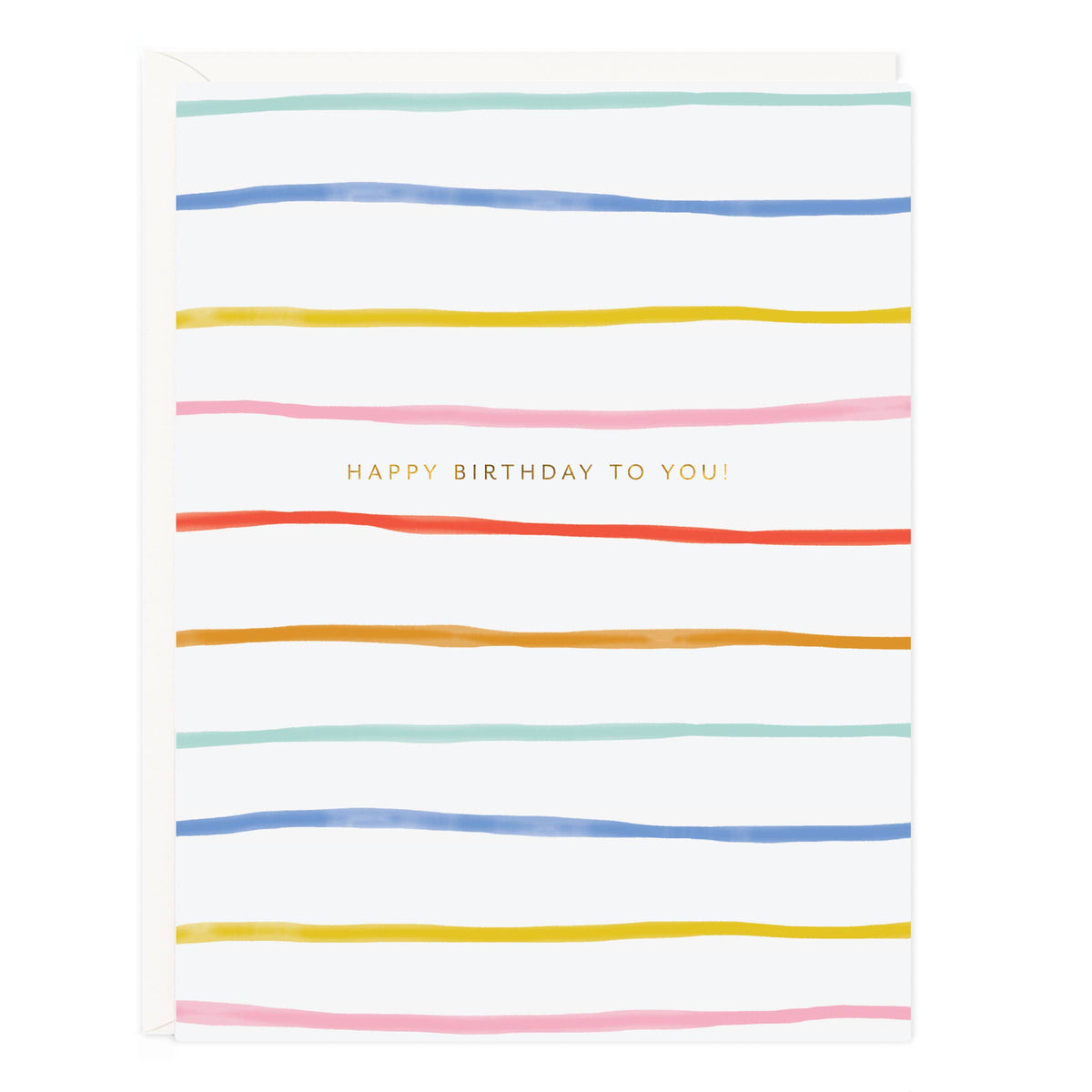 Birthday Stripes Card