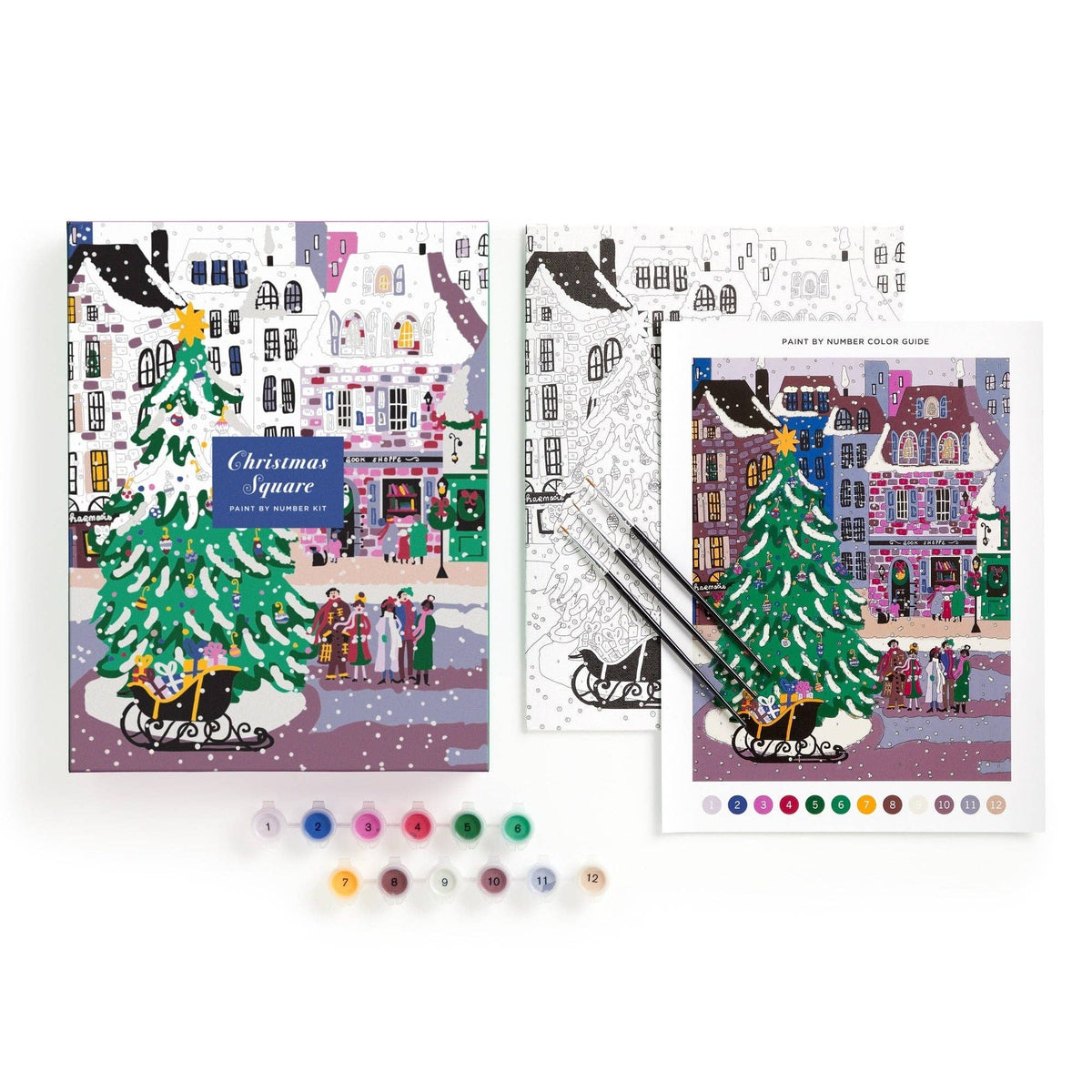 Christmas Square Paint by Number Kit