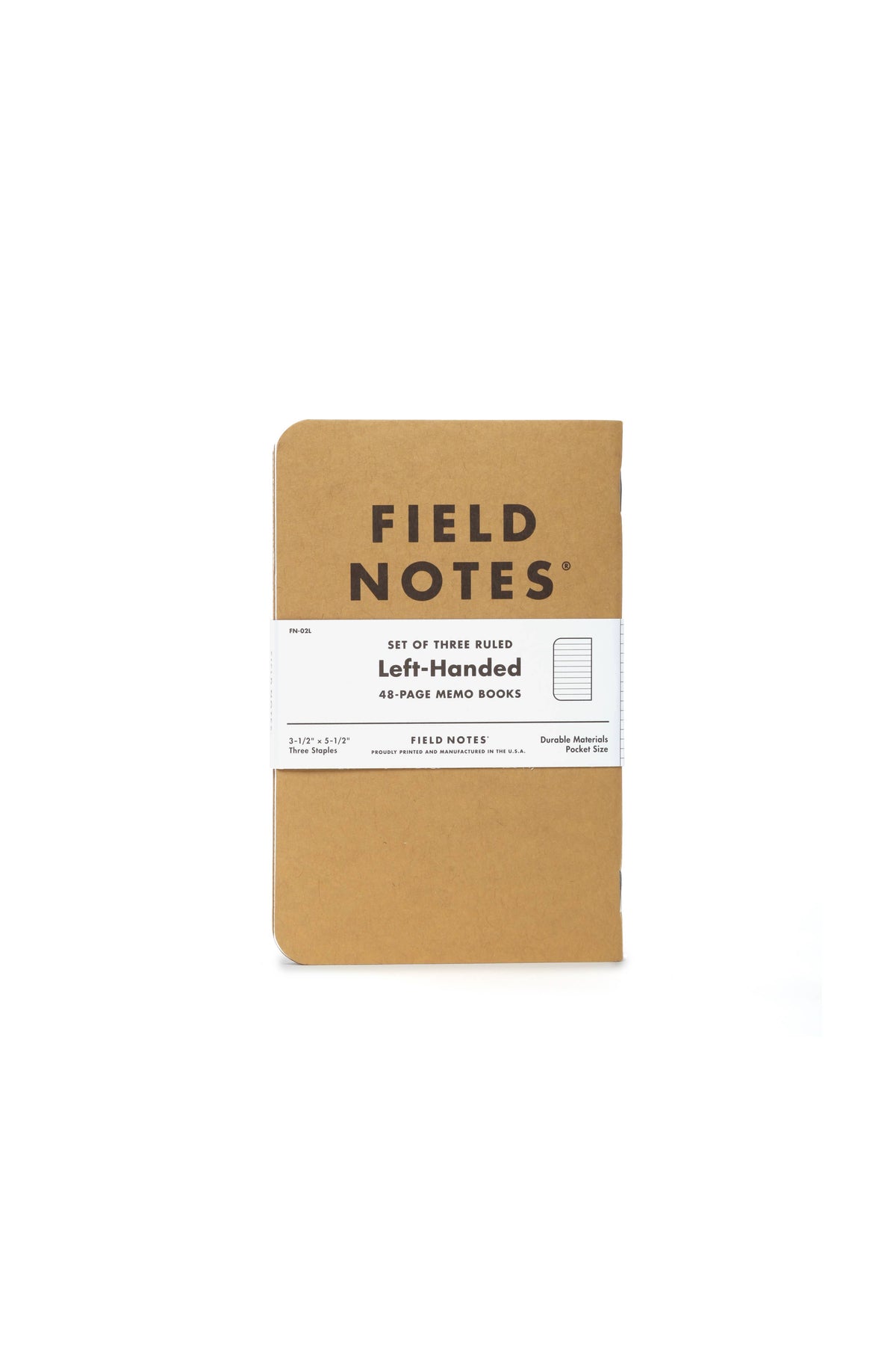 Left-Handed Notebook - 3 pack