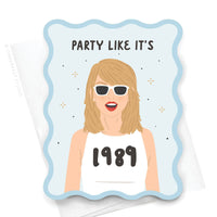 Let's Party 1989 Card