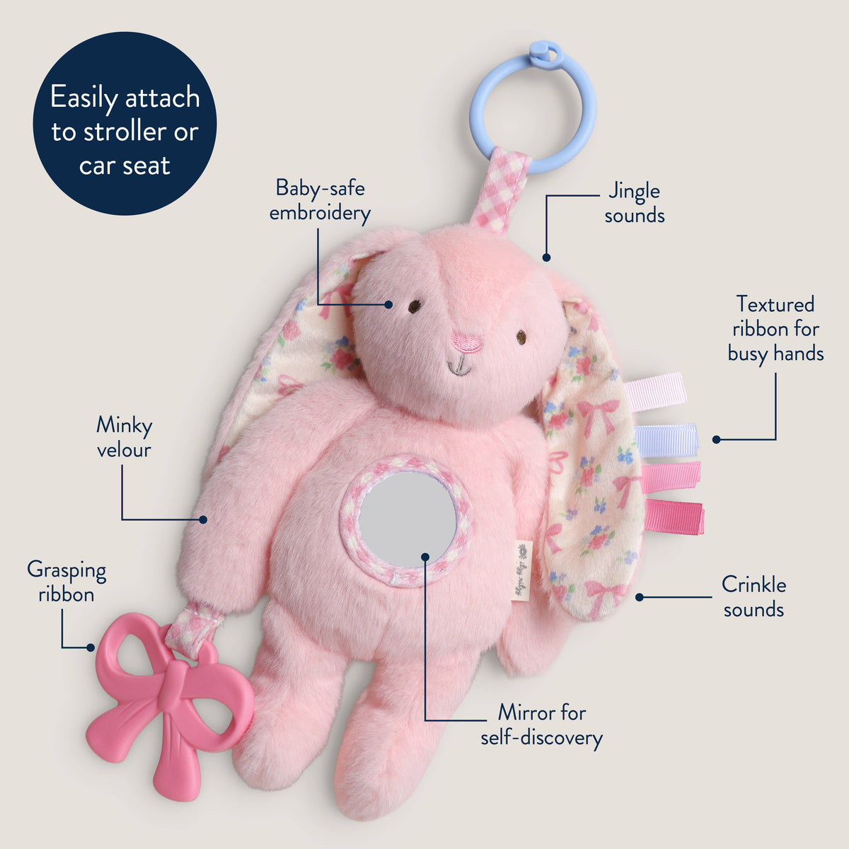 Pink Bunny Bitzy Traveler™