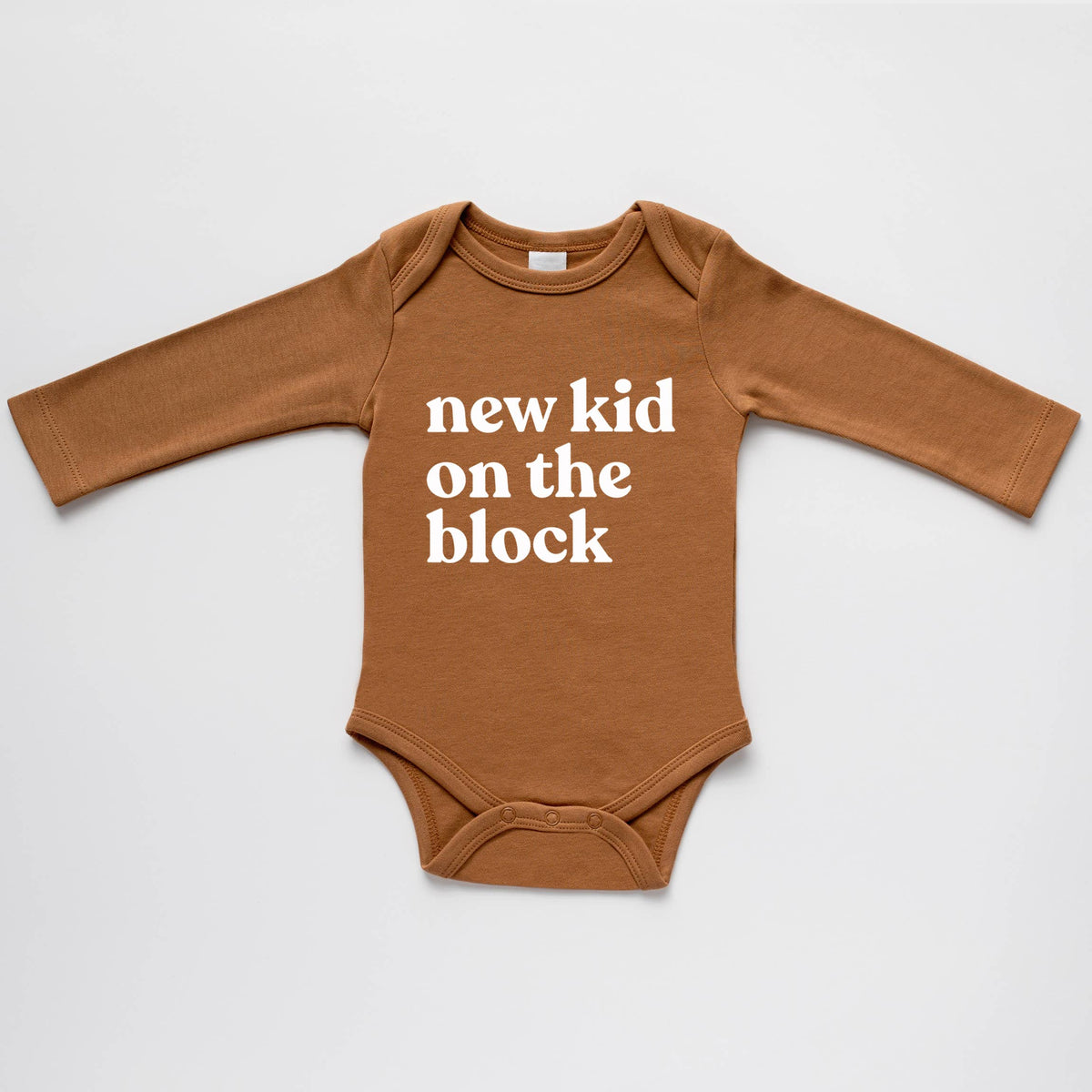 Camel Organic New Kid On The Block Baby Bodysuit