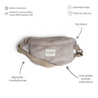 Taupe Corduroy Fanny Pack (Tofe)