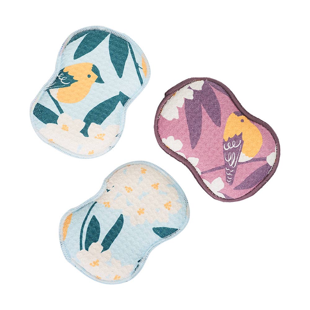 RE:usable Sponges Set of 3 - Nuthatch Birdsong