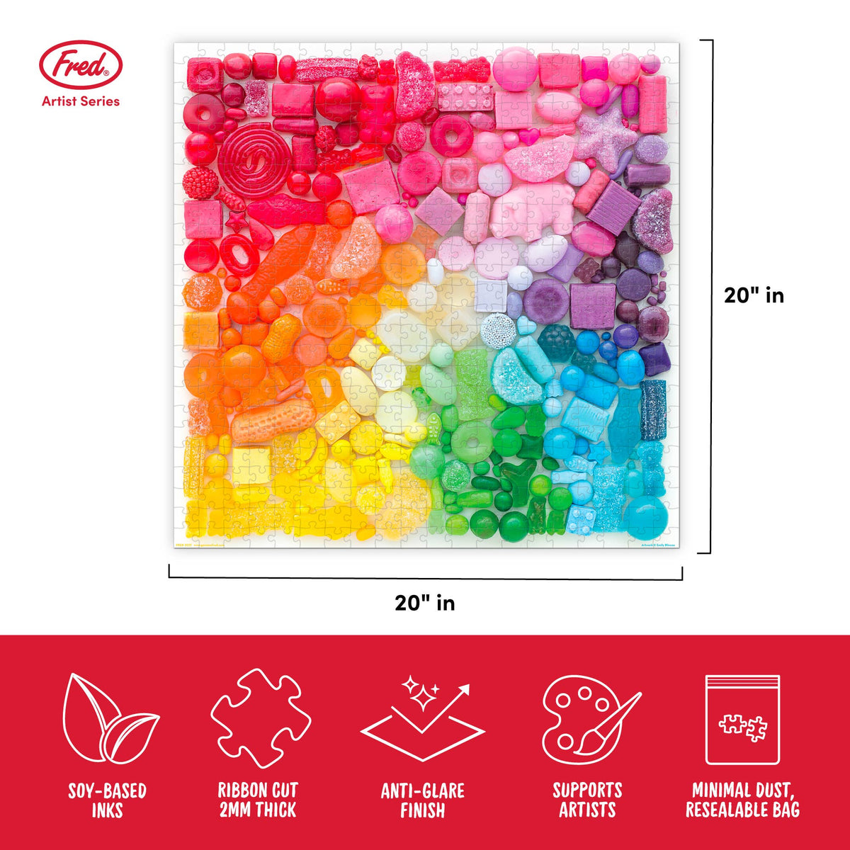 Sugar Spectrum 500 Piece Puzzle