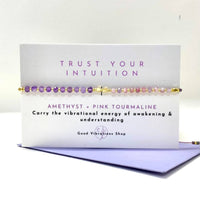 Trust Your Intuition ⎮ Gemstone Intention Bracelet