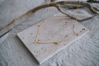 Whimsical Boho Gold Necklaces with Natural Stone Accents