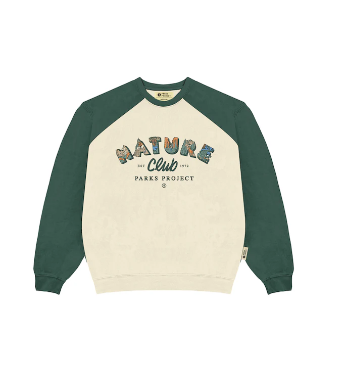 Nature Club Hillside Raglan Crew Sweatshirt