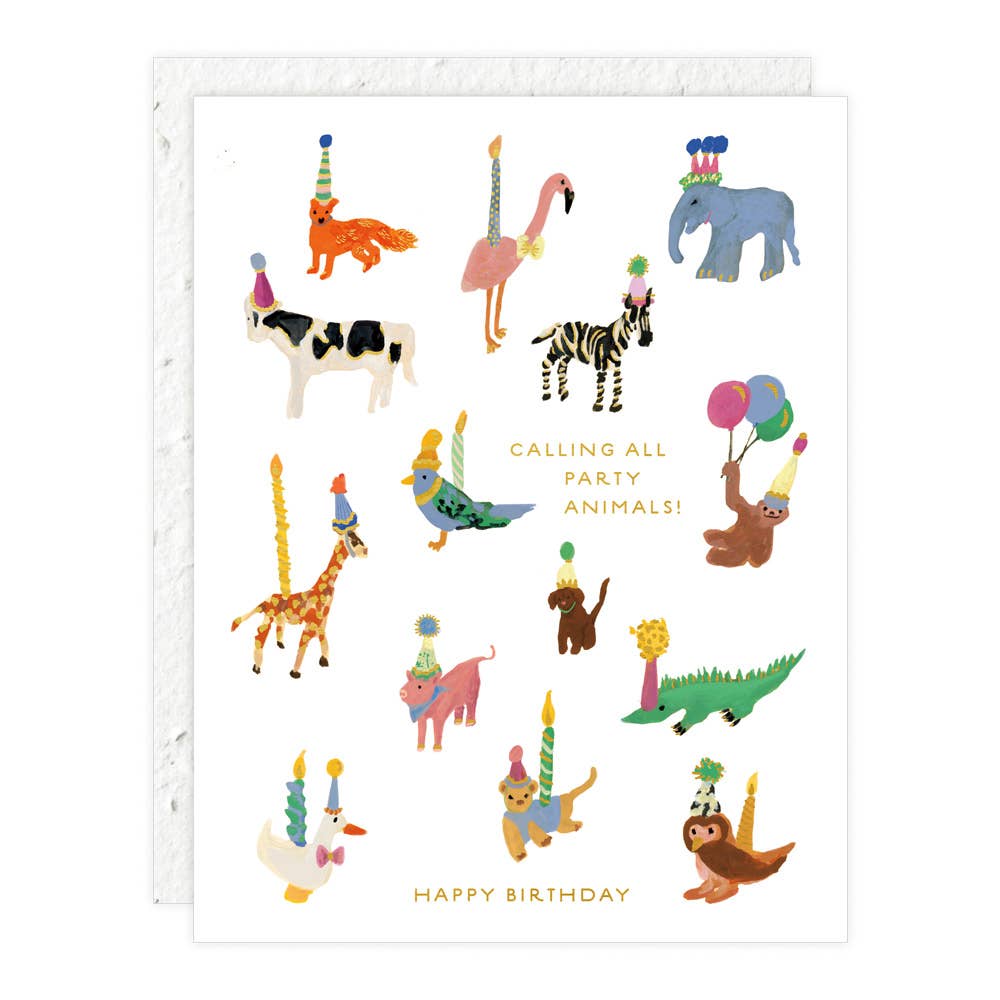 Part Animals - Birthday Card