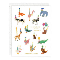 Part Animals - Birthday Card
