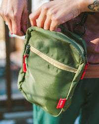 Recycled Crossbody Bag | Olive/Khaki
