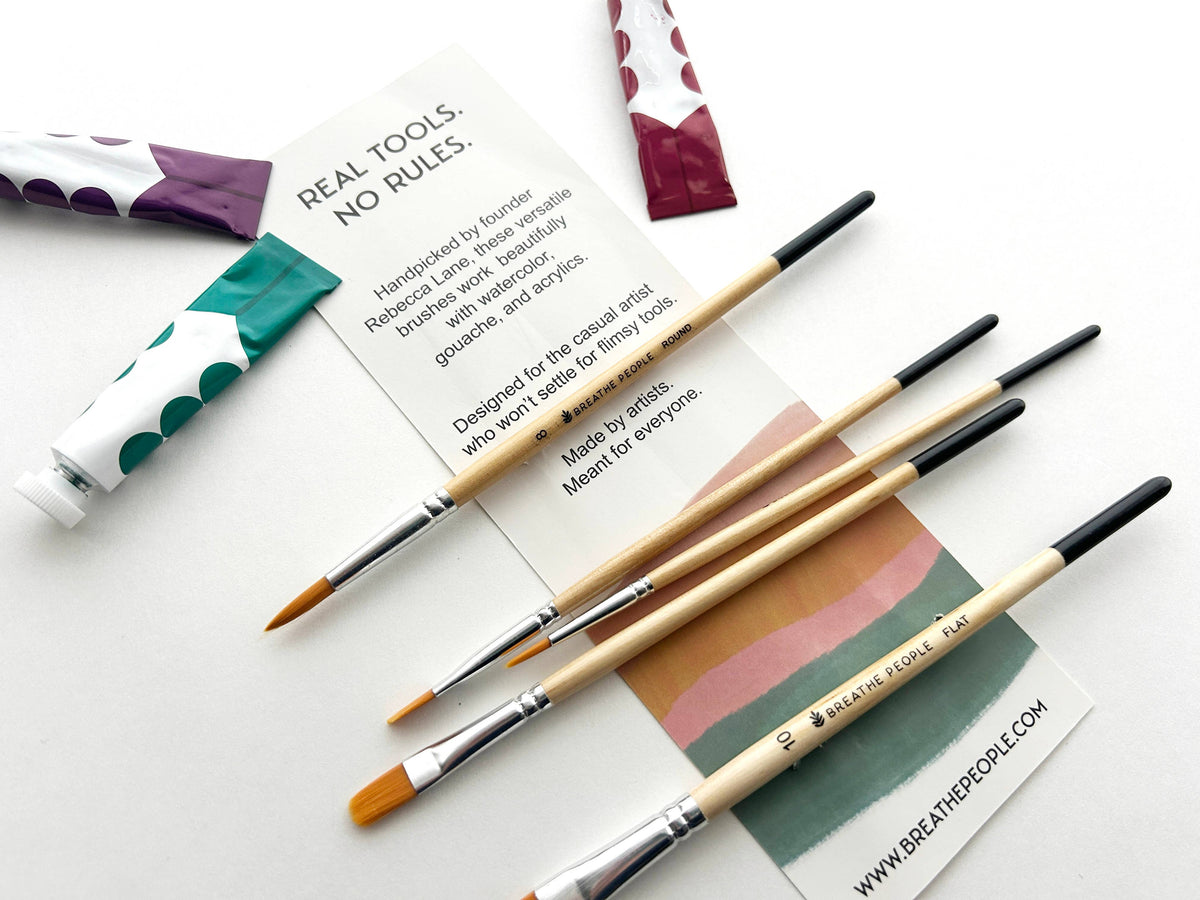 Paintbrush Set of 5 Brushes
