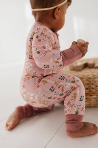 Long Sleeve Zip Romper
