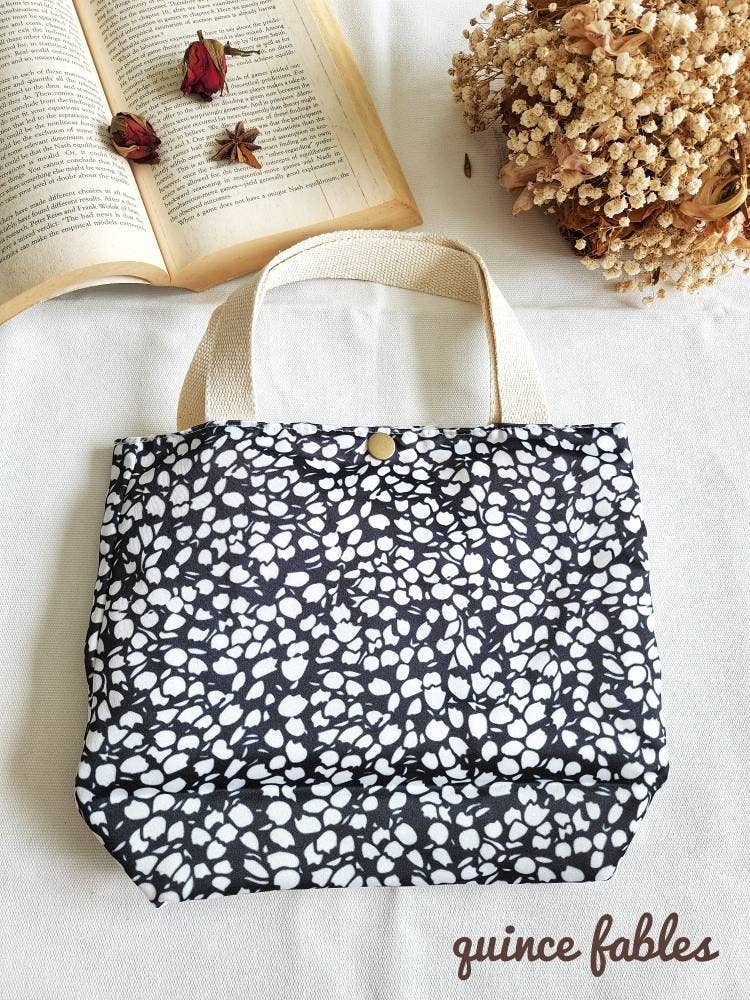 Cherry Cotton Mini Tote