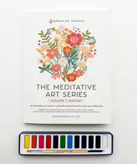 The Meditative Art Workbook Series: Volume one, Nature