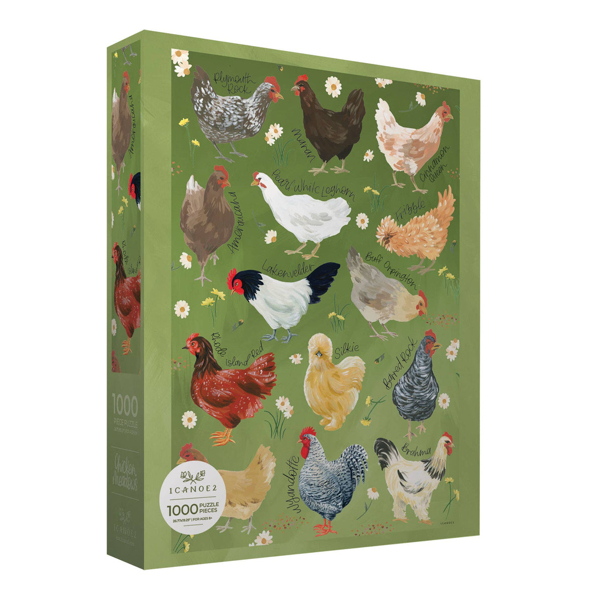 Chicken Meadows 1,000 Piece Jigsaw Puzzle