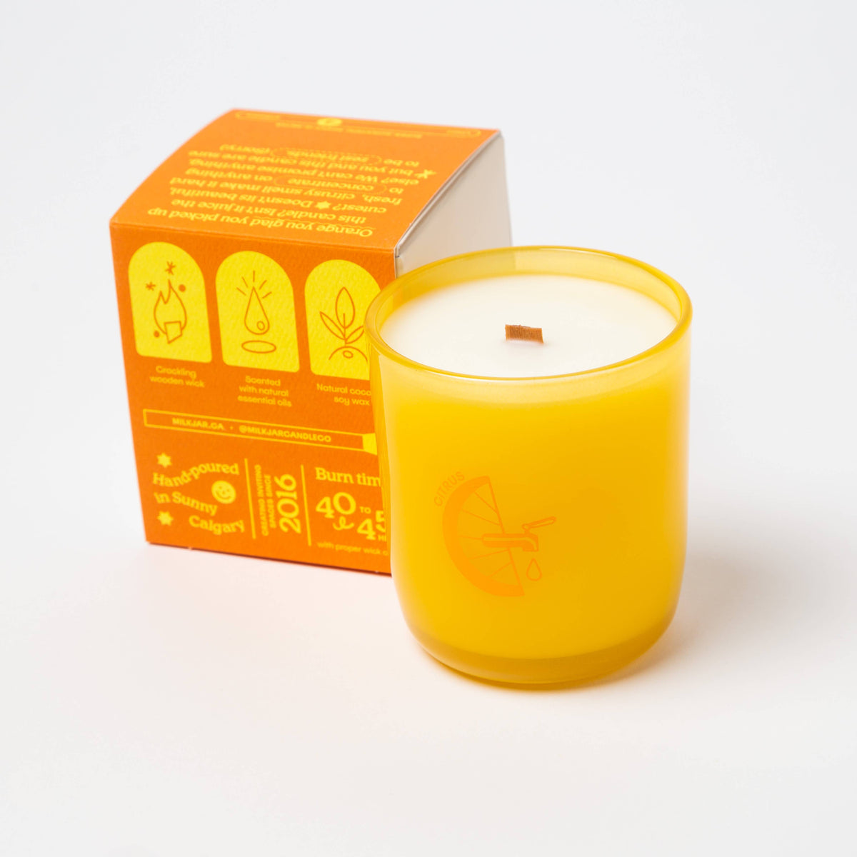 Citrus - Essential Oil  8oz Candle