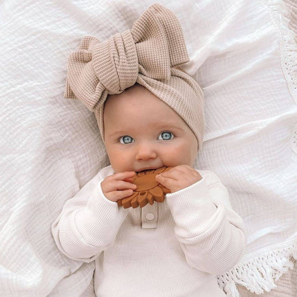 Silicone Sunflower Teether | Ginger