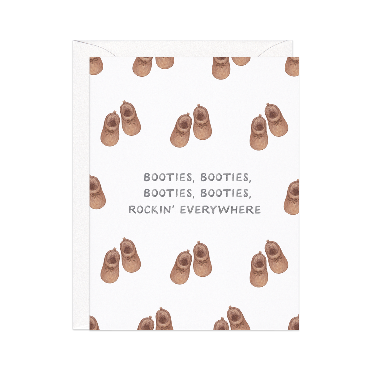 Booties Booties New Baby Card