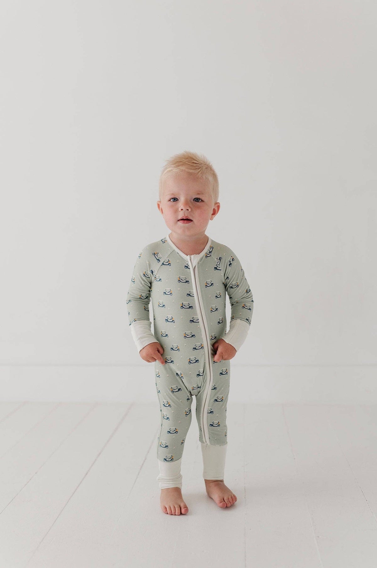 Babysprouts Long Sleeve Zip Romper