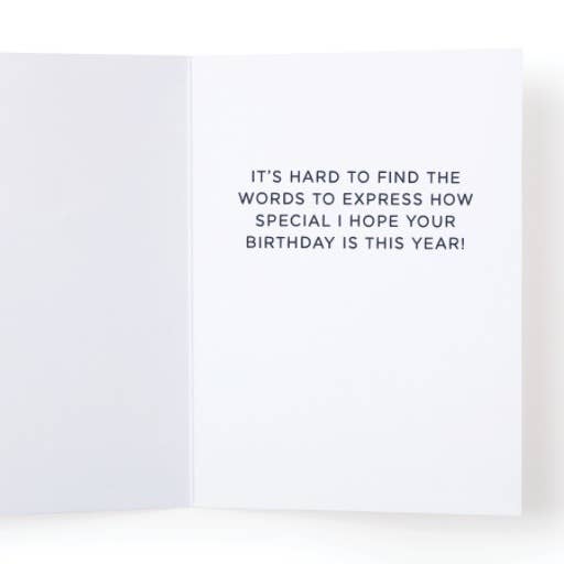 Happy Birthday Word Search Greeting Card