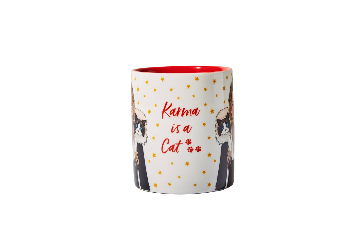 Karma is a Cat Taylor Coffee Mug