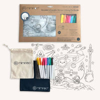 Silicone Reusable Coloring Mat & Markers Set