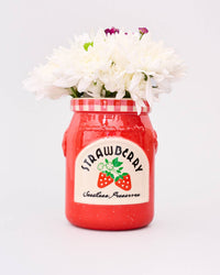 Ceramic Vase, Strawberry Jam