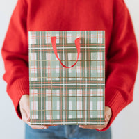 Holiday Plaid Gift Bag