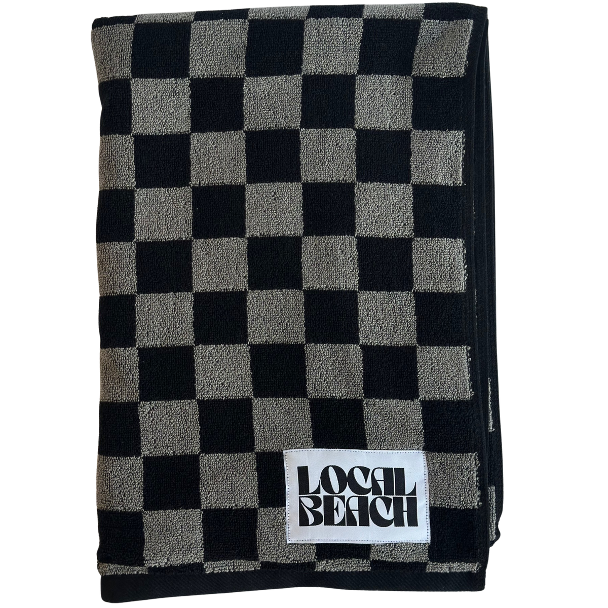 Checker Beach & Bath Towel