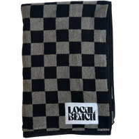 Checker Beach & Bath Towel