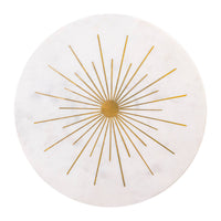 Sunshine Marble Cake Stand, 12"