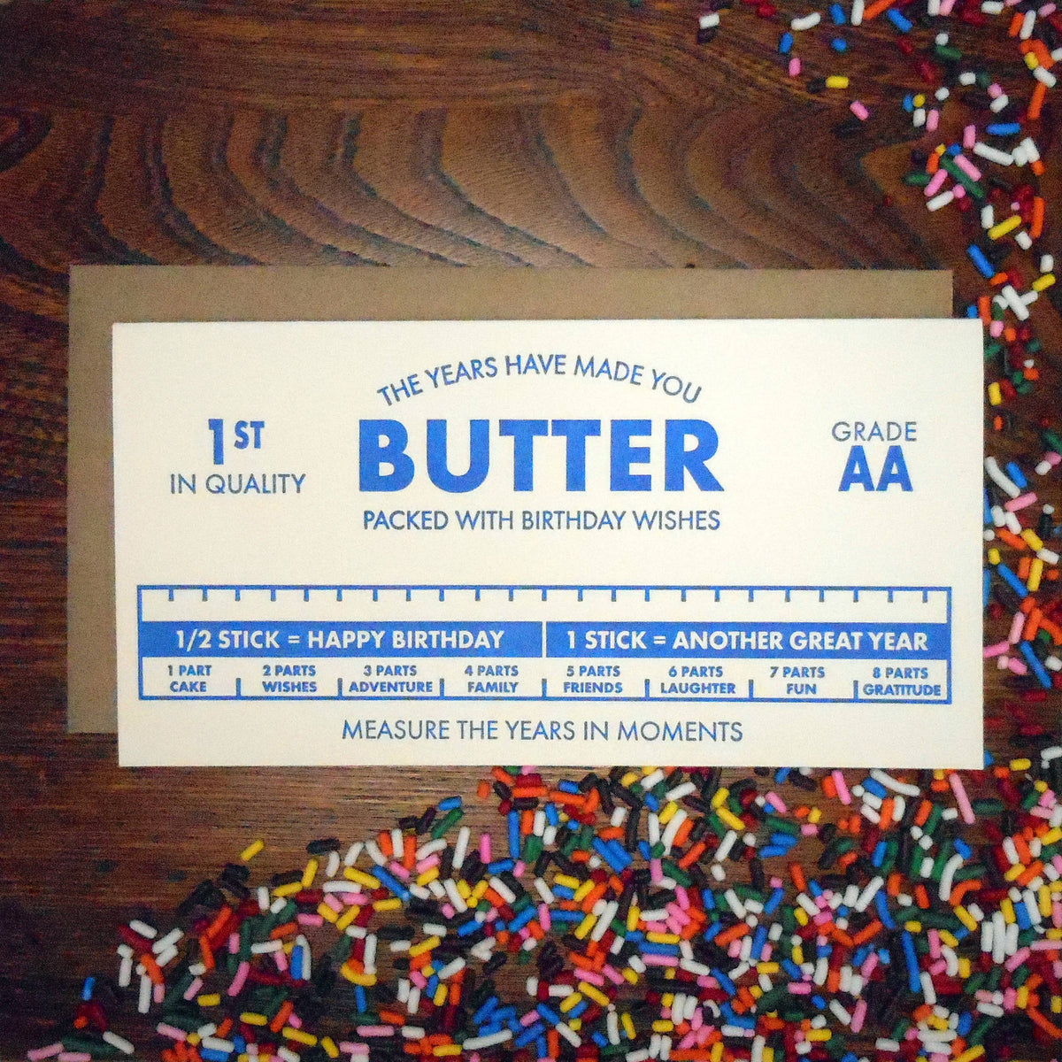 Butter Birthday Card