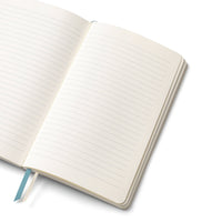 Lined Notebook, A5 Softcover, PU Leather -  Work in Progress