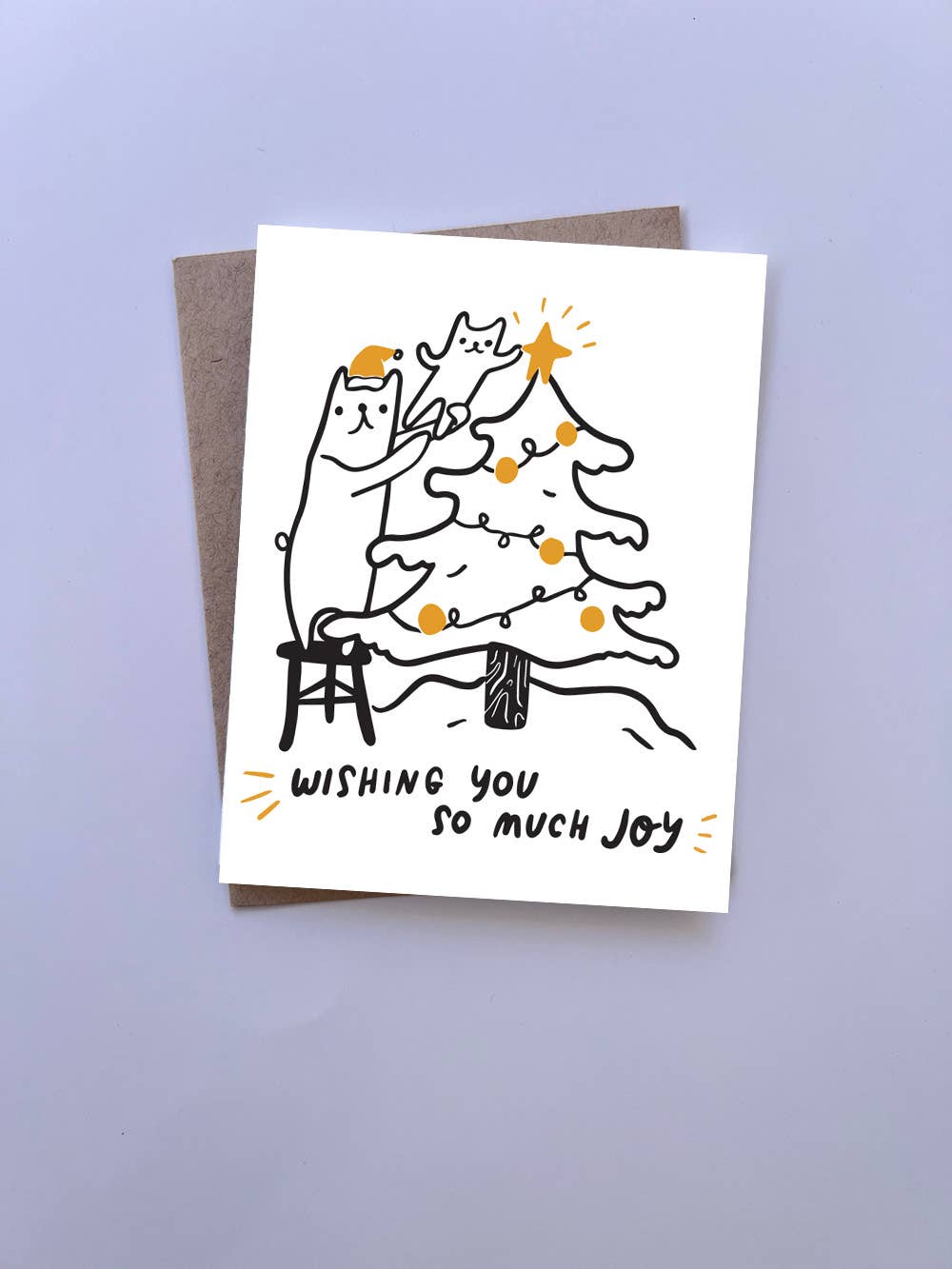 Tree trimming Bears Holiday Card