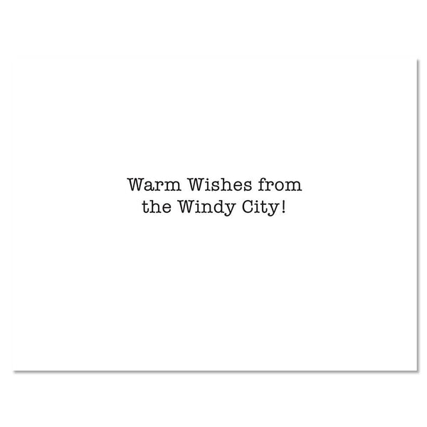 Chicago Tree Drop Holiday Christmas Card