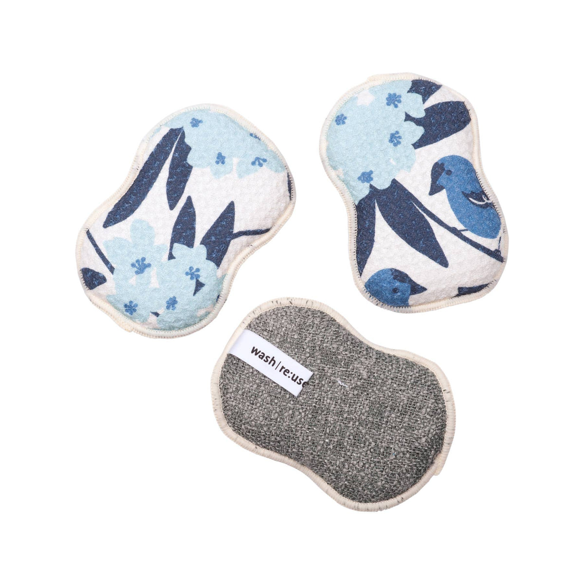 RE:usable Sponges Set of 3 - Nuthatch Birdsong