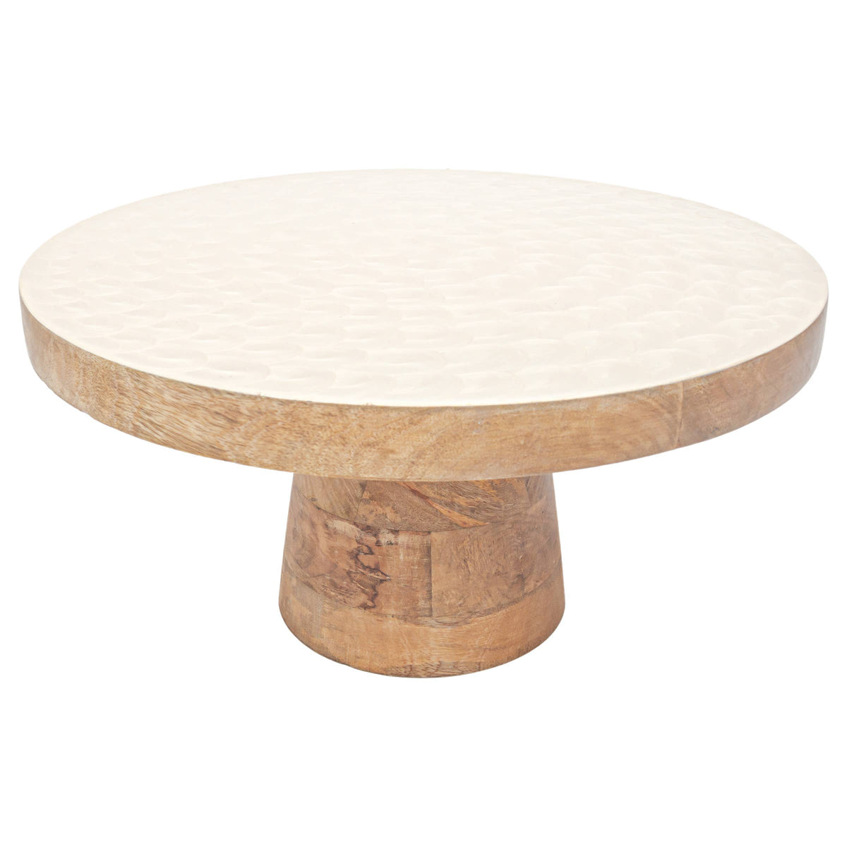 14" Dia Mother Of Pearl Cake Stand
