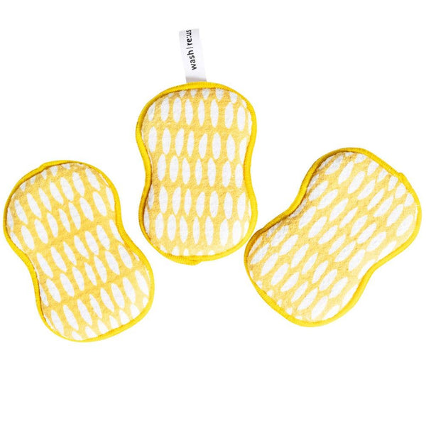 RE:Usable Sponge Set of 3 - Beans in Yellow