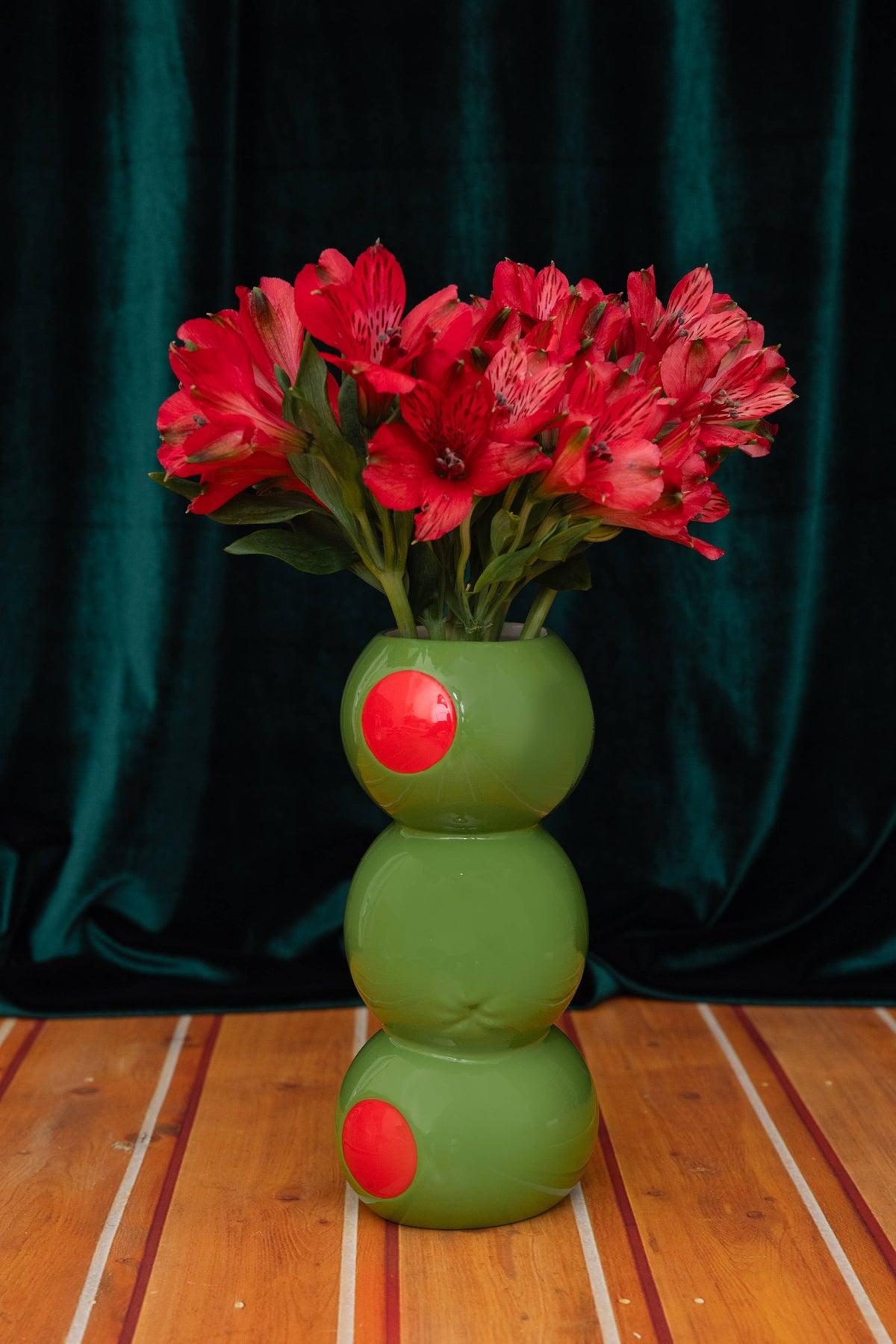 Ceramic Vase, Olives