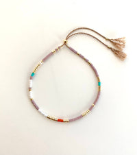 Beaded Bracelets w/ Sliding Clasp