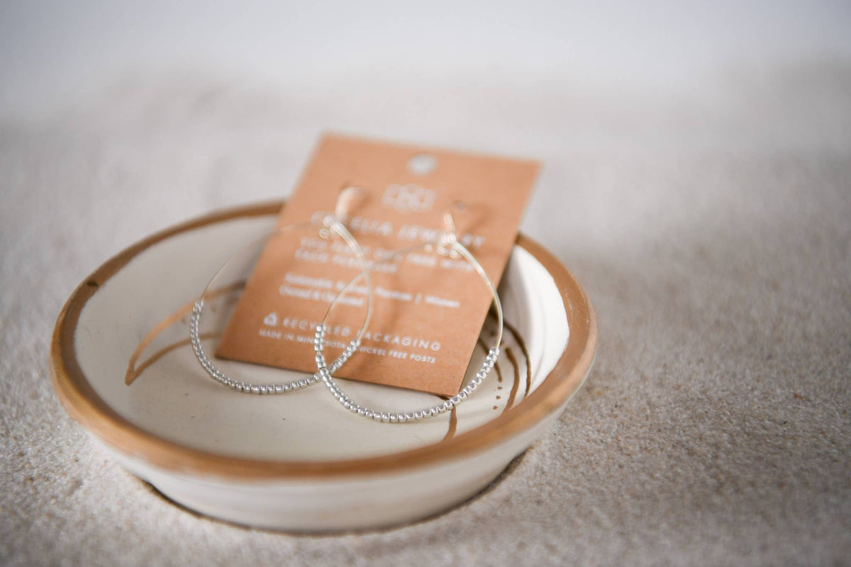 Silver Teardrop Earrings