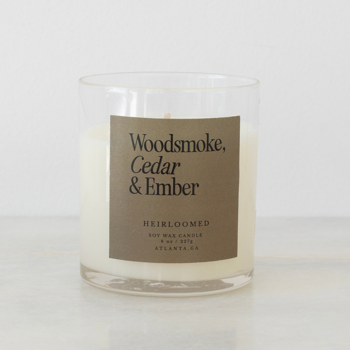 Heirloomed Candle - Woodsmoke, Cedar & Ember - Fall Candle