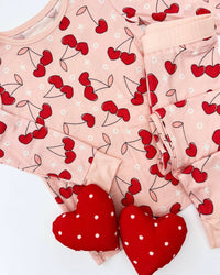 Cherry Heart Two Piece Set